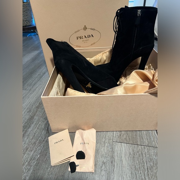 Prada Platform Boot Heels - Picture 9 of 10